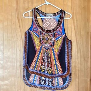 Boho/ hippie very cool rayon tank
